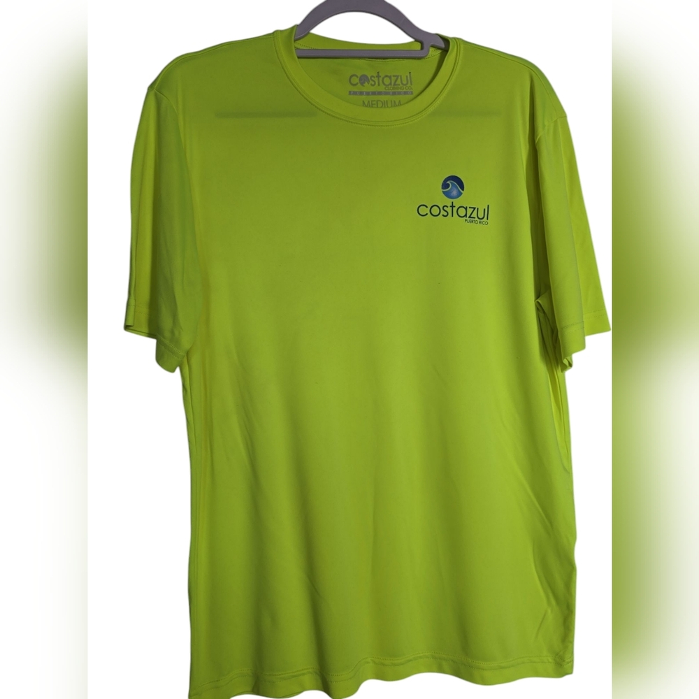 Costazul Men's Lime Green Athletic Shirt M